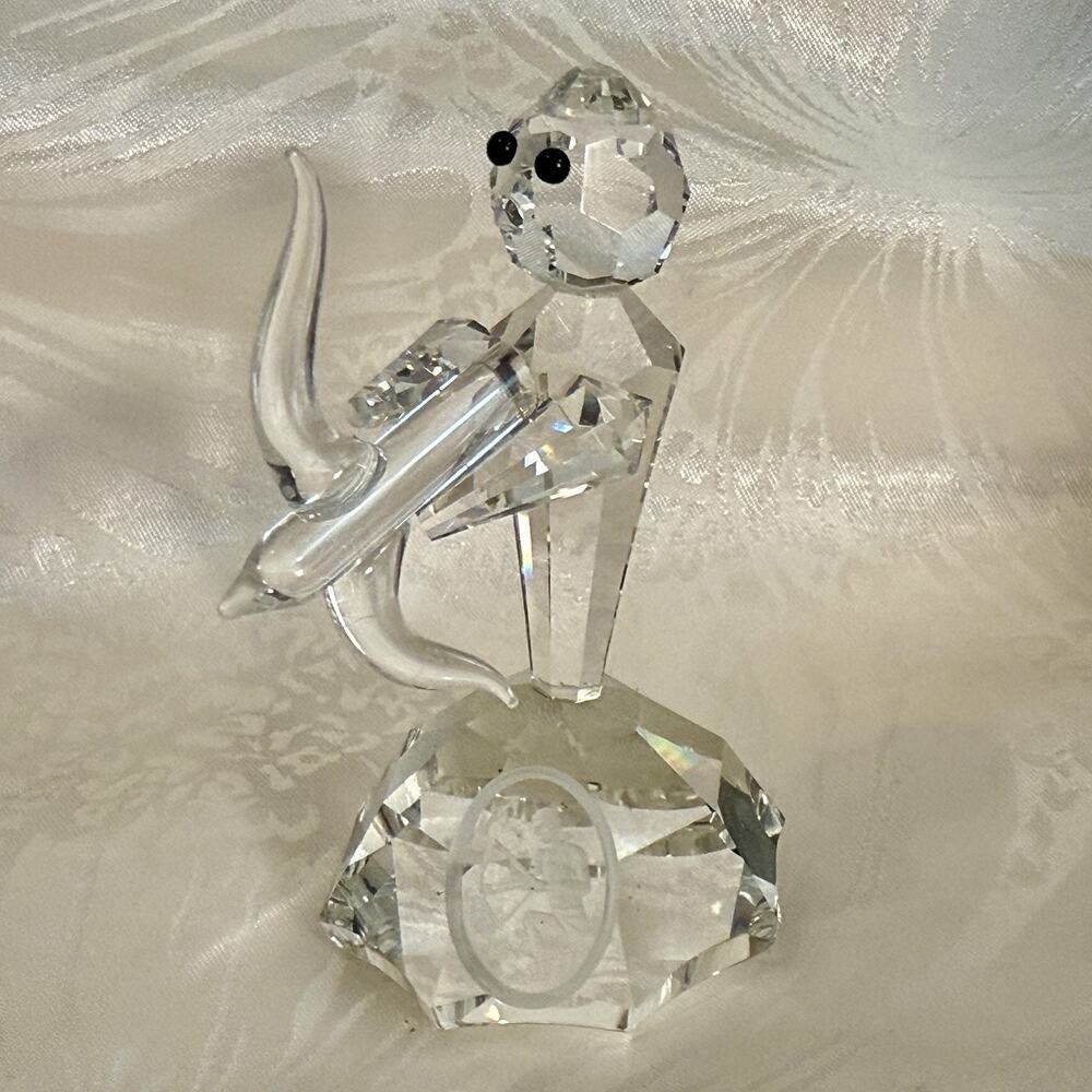 VTG Bohemia Czech Rainbow Crystal Collection Preciosa Zodiac Sagittarius Figurin